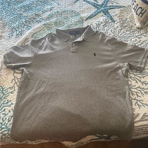 Polo by Ralph Lauren Heather Gray Short Sleeve Polo